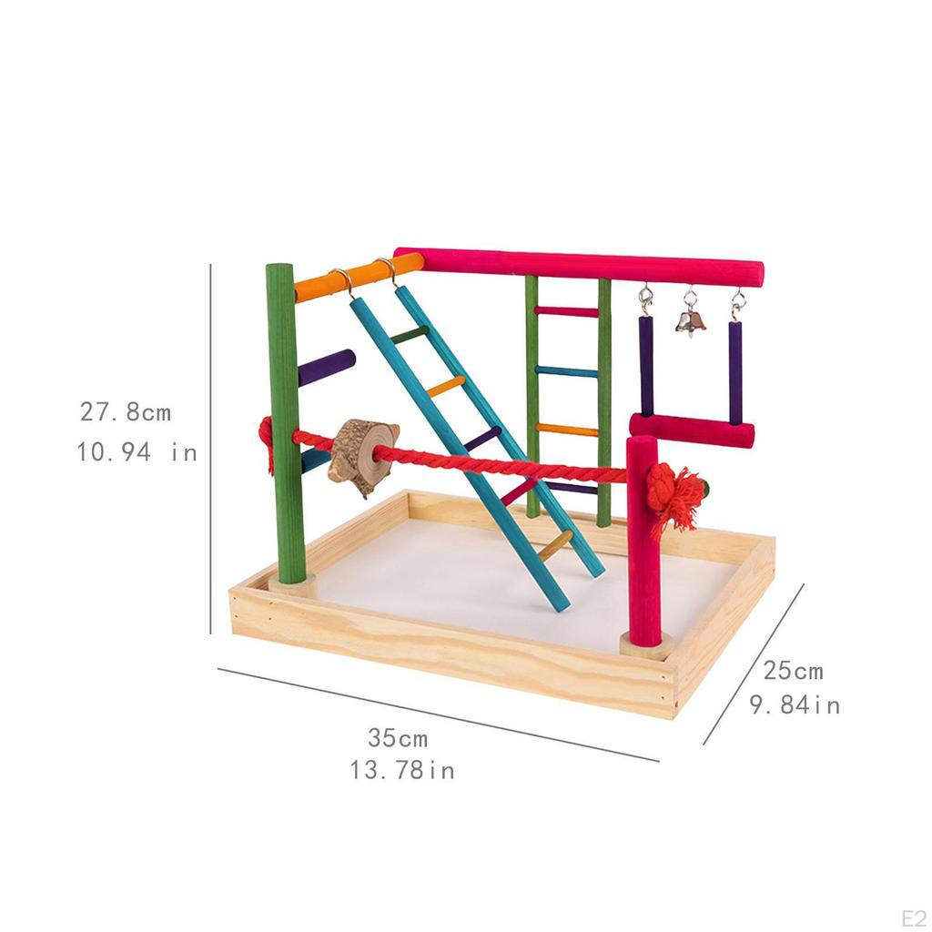 Papagei Vogel Spielplatz Kauspielzeug Zubehör Übungsspielzeug Sittich Spielständer