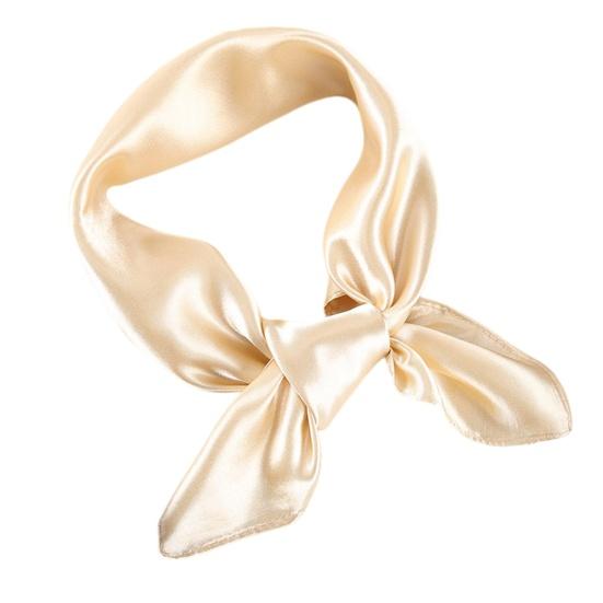 Silk Scarf Soft Breathable Smooth Satin Square Scarf Sun Protection Headscarf Headband Neck Wrap Lightweight Fashion Accessory