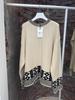 Women's Classic Sweater and Hat Set: Stylish & Warm Diamond Contrast for Autumn/Winter
