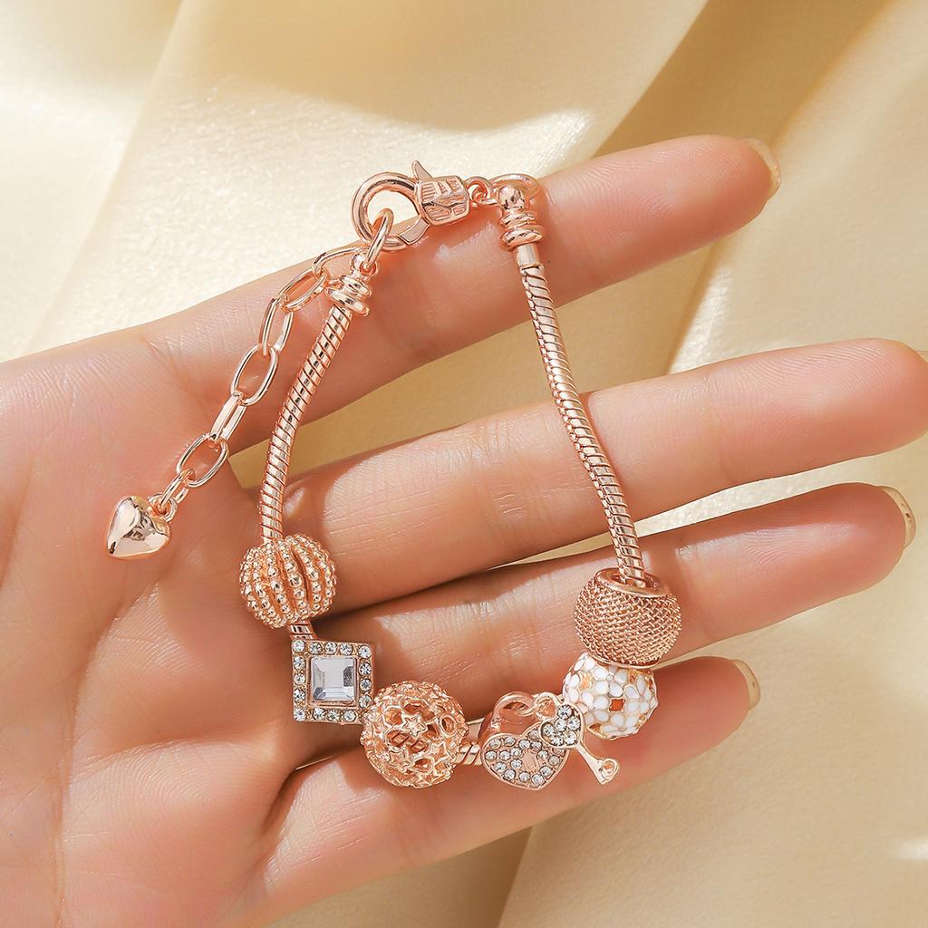 1 Stück Damenmode passendes Multi-Element Schlüsselarmband Armband für den täglichen Gebrauch, Partyzubehör