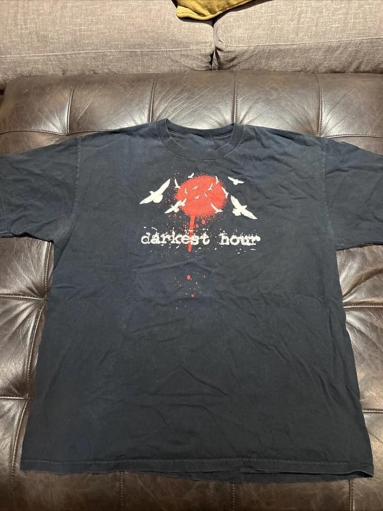 Darkest Hour Black Shirt Cotton All size Unisex Unisex T-Shirt XXL