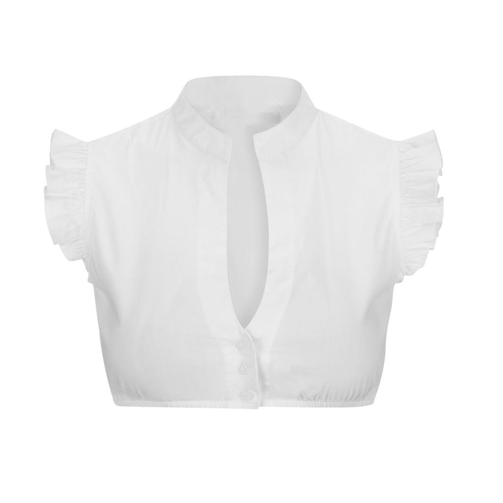 Ladies Elegant Classic Beer Festival Regular Bottoming Stitching Small Shirt Top