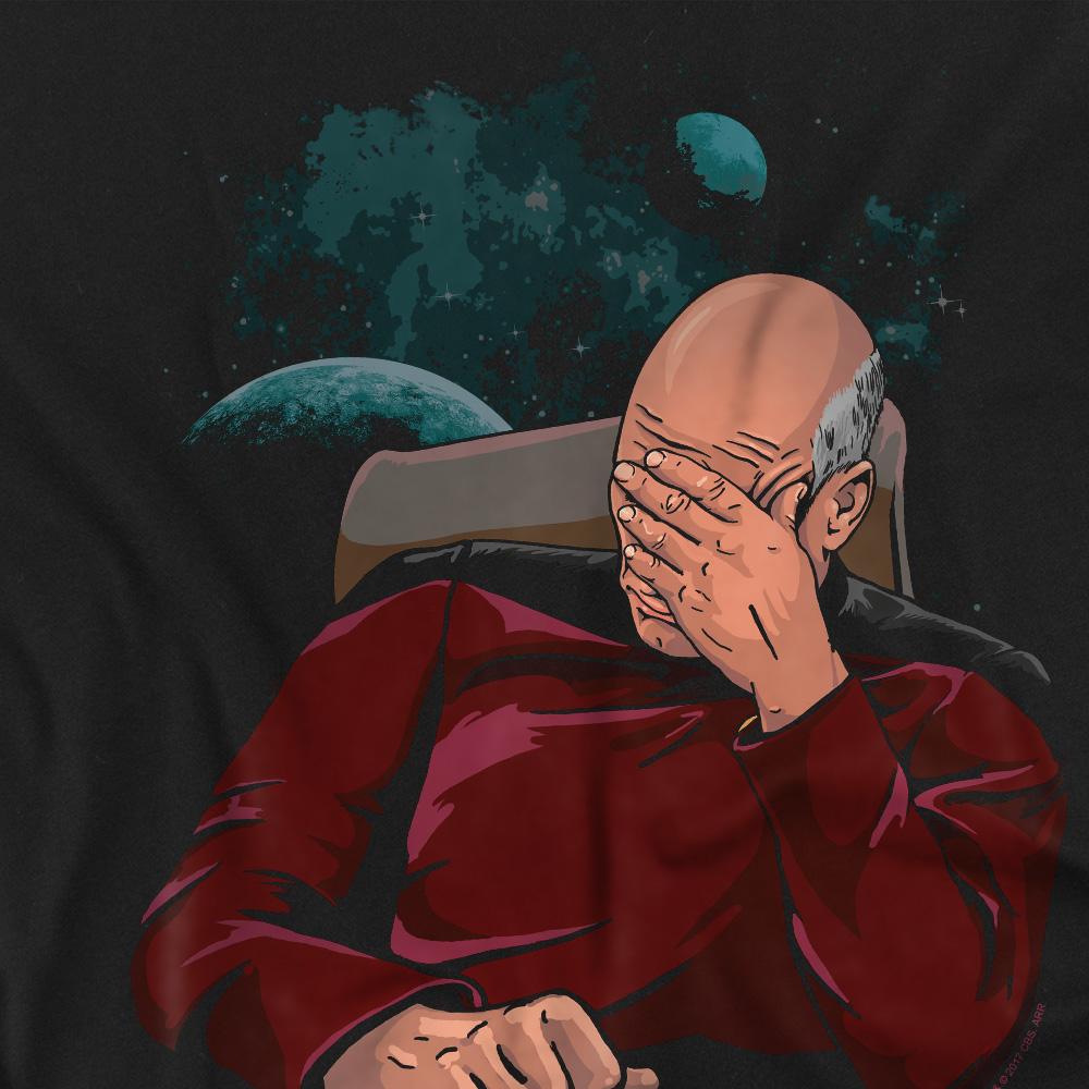 Star Trek Unisex Adult Facepalm T-Shirt