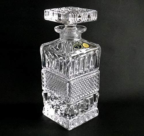 Bohemian Glass Crystal Decanter "Brittany