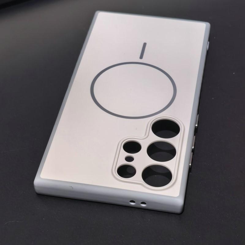 Phone Case For Samsung Galaxy S26 S25 S24 S23 S22 Plus Ultra Matte Shockproof For Magsafe Wireless Charge Magnetic Cover
