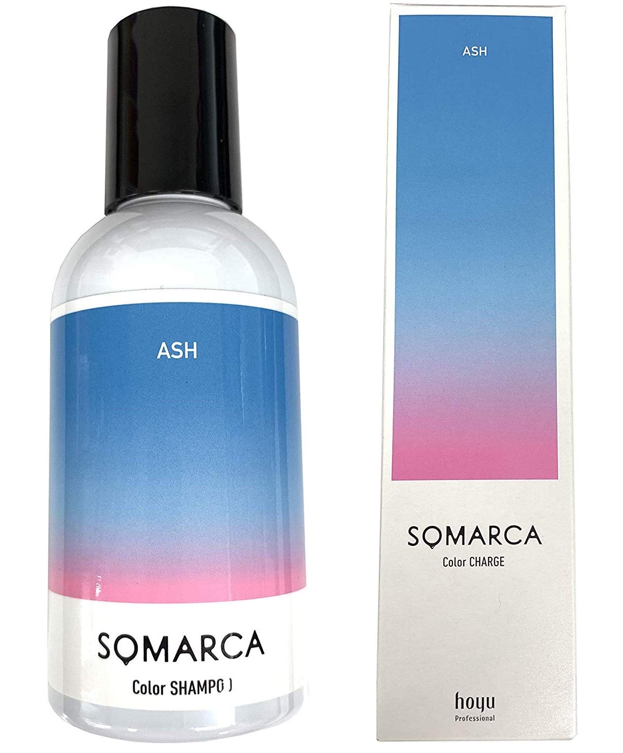 

Hoyu Somaruka Color Shampoo 150 мл Color Charge Ash 130 г + (лечение)