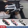 The Black For MINI Cooper F54 F56 F55 F57 F60 Car Rear View Mirror Cover Housing Hatchback PC Plastic Fashion Auto Styling