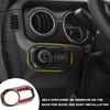 Autoscheinwerfer Lampe Schalter Knopf Abdeckung Zierleiste Dekor für 18+ Jeep Wrangler JL JLU JT