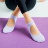 Breathable Yoga Socks for Women Pilates Socks Anti-Slip Backless Barre Ballet Dance Home Hospital Gym Sports Socks