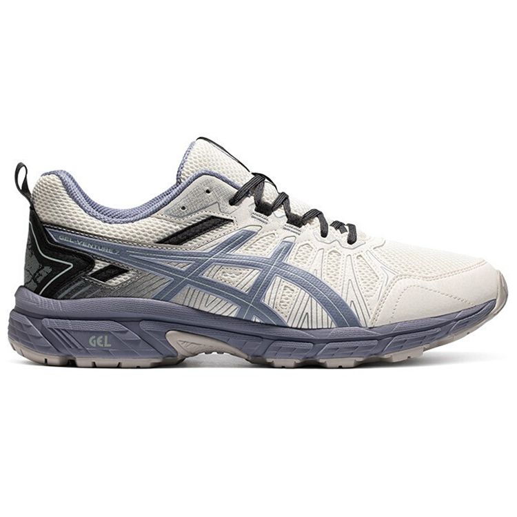 Asics Gel-Venture 7 Mx Comfortable Lace-Up Mesh Fabric Synthetic Leather Breathable Durable Low-Top Casual Trail Running Shoes 1011A948-102