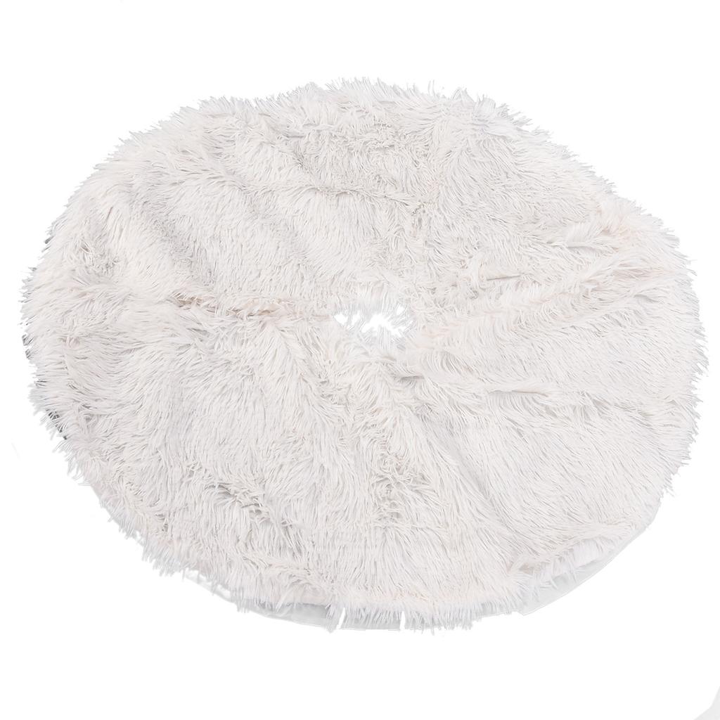 Christmas Tree Skirt Floor Mat Base Cover Round Carpet for Xmas New Year Party Holiday Home