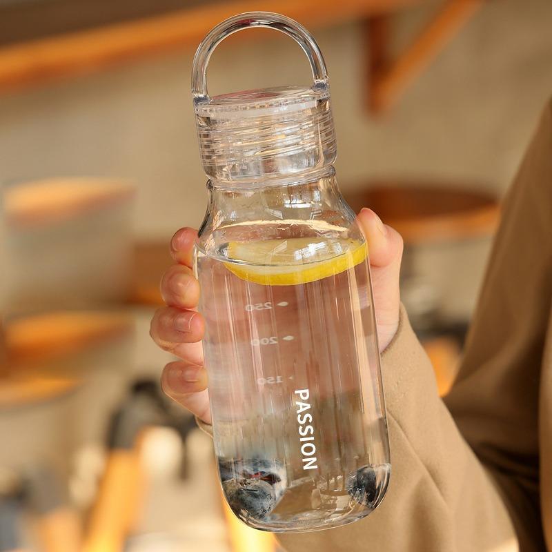 Trendy plastic sports fresh cup portable and simple plastic cup 400ml белый