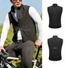 Reflective Cycling Vest with Chest   Windproof Gilet for Running Hiking Biking