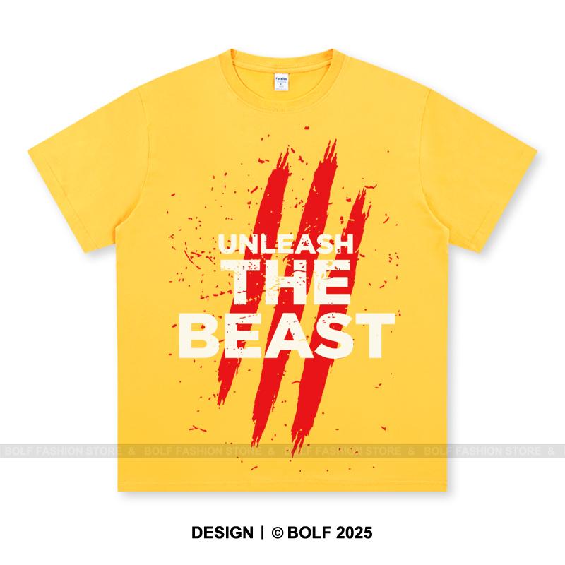 Beast Mode Workout Unisexs TShirt Cotton Oversized Gym Motivation Graphic Tees for Unisex Intense Training Fitness Top