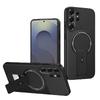 Magnetic Armor Bracket Holder Case For Samsung Galaxy S26 Ultra S25 Edge S24 FE S23 S22 5G For Magsafe Wireless Charge Cover