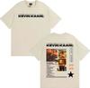 Rapper Kevin Kaarl Ultra Sodade Tour Cover T Shirt Men Women Harajuku Vintage High Street T-shirts Cotton Oversized T-shirt