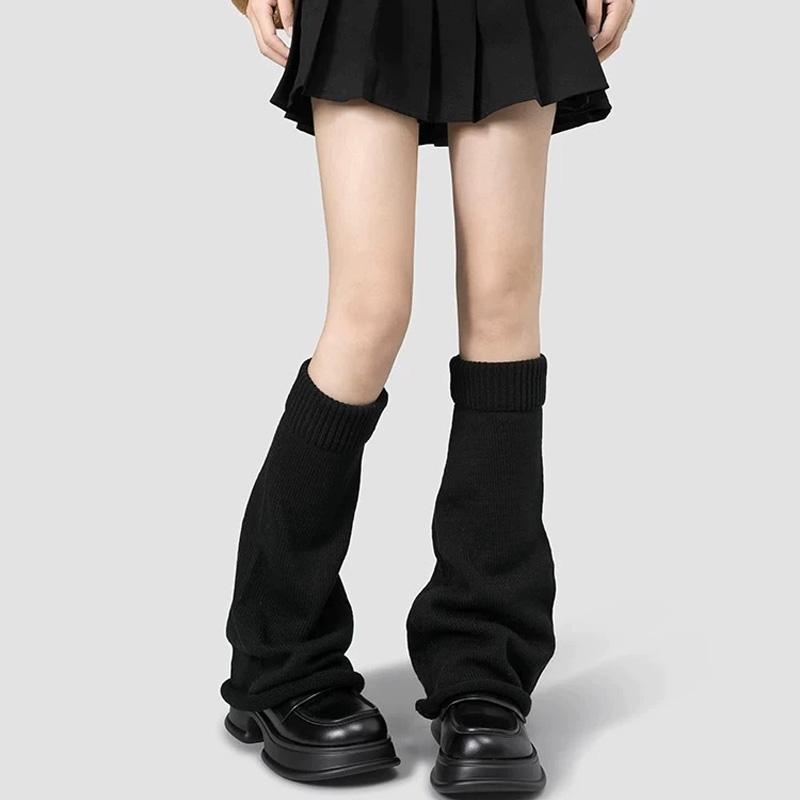 1 Pair Leg Warmer New Japanese Knit Socks Calf Gaiters Heap Heap Socks Cute Lolita Socks Sweet Girl Knitted Foot Cover