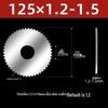 Tungsten Carbide Saw Blade Milling Cutter 125x27mm