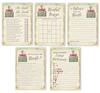 Inkdotpot Travelling Theme Bridal Shower Games Set of 5 (Activities for 50 Guests) Fun Bachelorette Party Games Set Bundle