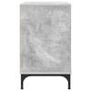 Nightstand Concrete Grey 63.5 x 36 x 61 cm Particleboard