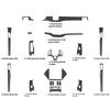 For Byd Song Plus Dm-i Ev Seal U 2023-2025 Center Console Film Interior Modified EV Protection Sticker Automotive Supplies