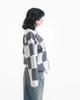 Unisex Heavyweight Plaid Patchwork Winter Sweater - European & American Streetwear