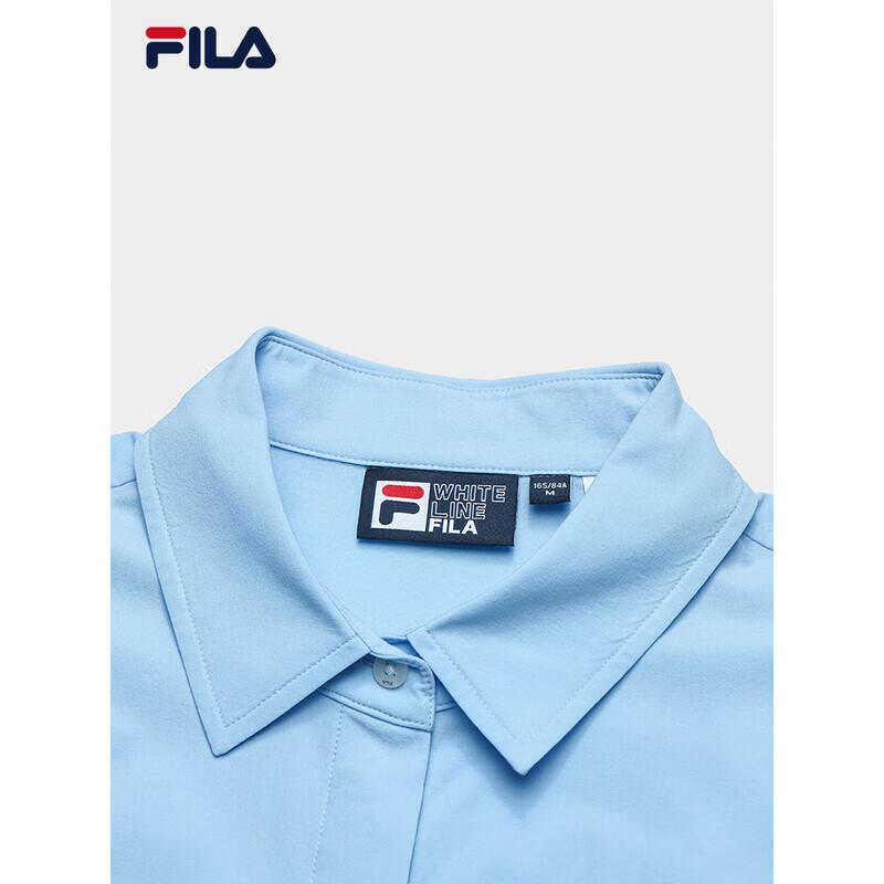FILA Women's Yang Mi Collection Woven Long Sleeve Shirt