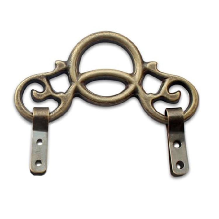 Bukoliczny Miedziany Haczyk Ścienny W Stylu Vintage Dekoracyjny Wieszak Na Lustra Dzieła Sztuki Szybki Montaż Akcesorium do Przechowywania w Domu