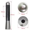 N-BOX JF3 JF4 Custom Kort Antenn Bil Kolfiberantenn Honda Silver 3,1 tum (8 cm)