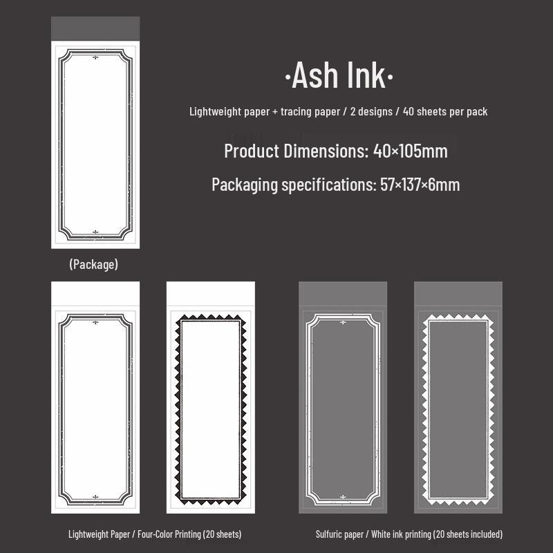 Beautiful Day Mini Sticky Notes Set: Retro Non-Adhesive Journaling Sticker Book