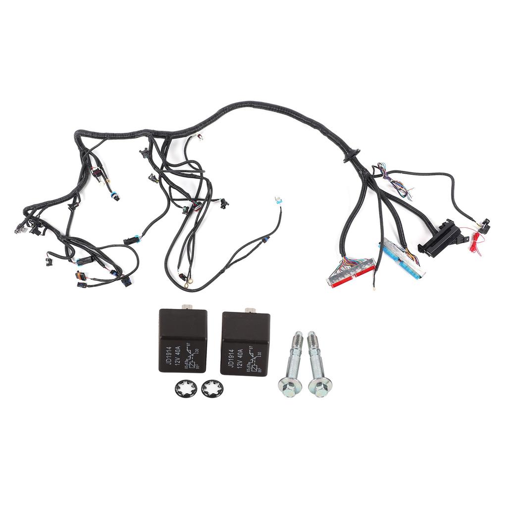 Auto Standalone Wiring Harness with Screw Gasket Relay Kit Fit for DBC LS1 1997‑2006