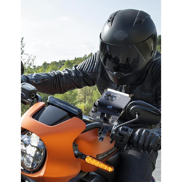 Bike Phone Mount For Electric, Mountain, Scooter, And Dirt Bikes -360°Rotatable Bike Phone Holder- Bike Phone Holder Suitable For Smartphones From