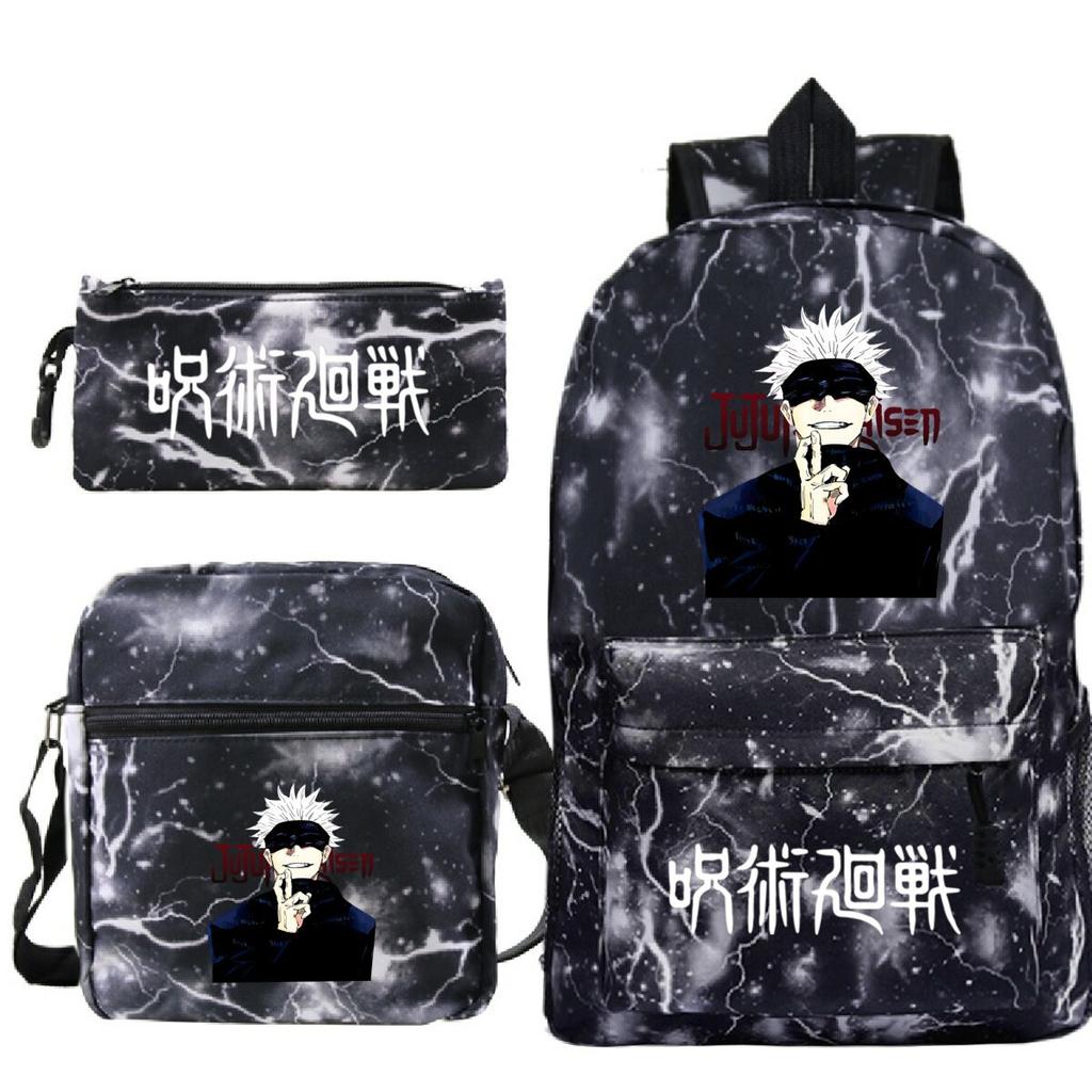 New Animation Peripheral Printing Children's Fashion Backpack Japanese Trend Popular Primary and Secondary School Student Schoolbag Set