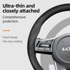 Suitable for Kia Ultra-Thin Breathable Leather Steering Wheel Cover Suitable for Ceed Jd Picanto Sportage 3 2019 Ev3 Rio 4 Cerato 2 Stonic Niro Xceed