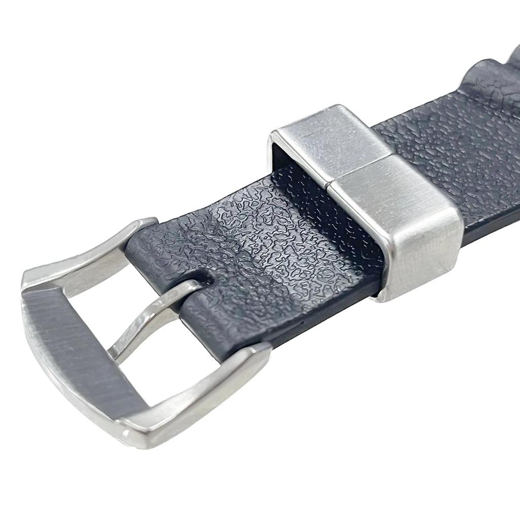 Harzarmband+Metall-Haltebügel-Ring Stahlverschluss für Prospex SPR009 SKX007 SKX009 Wasserdichtes Taucher-Sport-Uhrarmband 20mm 22mm