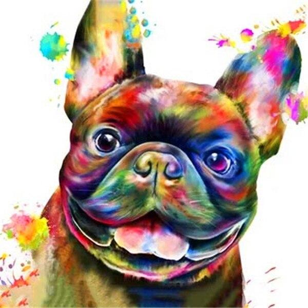 5D DIY Diamond Painting New Animal Diamond Embroidery Cross Stitch Dog Pictures Of Rhinestones Mosaic Home Decor