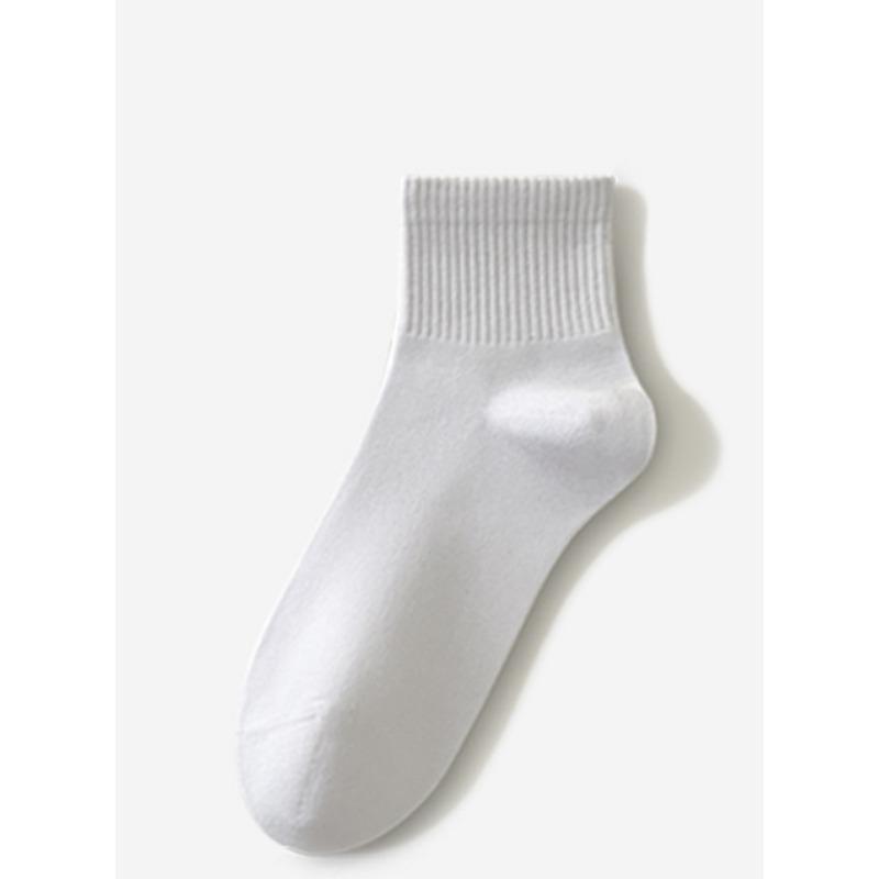 Women's Spring Antibacterial Mid-calf Socks, Versatile Macaron Boneless Socks, Trendy Socks, Skin-friendly Soft Cotton Socks