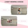 2Pcs Car Picture Holder, Magnetic Car Photo Holder, Car Visor Photo Clip For 3 Inch Photos, Personalized Acrylic Visor Clip For Drive Safe
