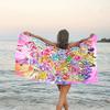 1pc Pretty Cure1 Beach Towel, Beach and Seaside Swimming Pool Equipment, Fashion Pattern, Rectangular, Travel Essentials
