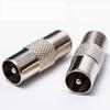 PAL 2pcs Antenna Plug Adapter RF Coax 9.5mm Converter Adaptor Connector F To RF male