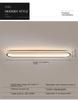 2024 Modern Long Strip Ceiling Light for Hallway, Bedroom, Dining Room, Balcony, Walk-in Closet, and Staircase
