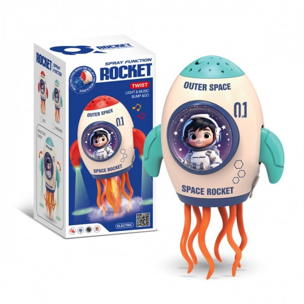 

LED Light Dancing Octopus Toy Automatic Obstacle Avoidance Puzzle Electric Toy Kids Gifts синий