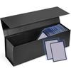 Portable Magnet Lid Sports Card Storage Box Magnetic Closure Trading Card Organizer for Collectors and Enthusiasts