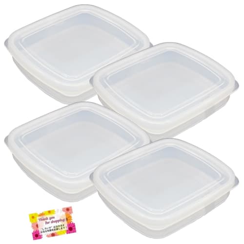 

Made in Japan [Tightly Sealable Containers!] Firmly Pack J Storage Containers for Prepared Meals, Freezer Storage, Microwave Safe, 14.2 x 12.6 x 3.3 c