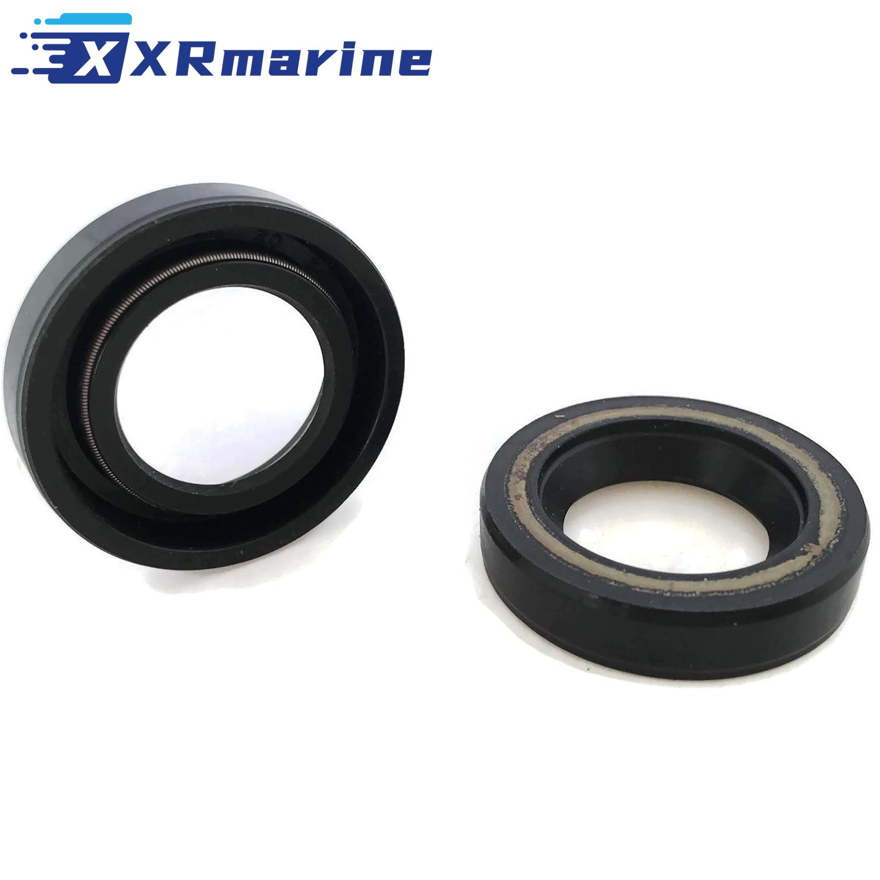 2Pcs Boat Motor Oil Seal for Yamaha Parsun Makara 9.9 15 HP Outboard Engine Replaces 93101-13M11 93101-13M27 93101-13018 2 pcs 93101-13M27
