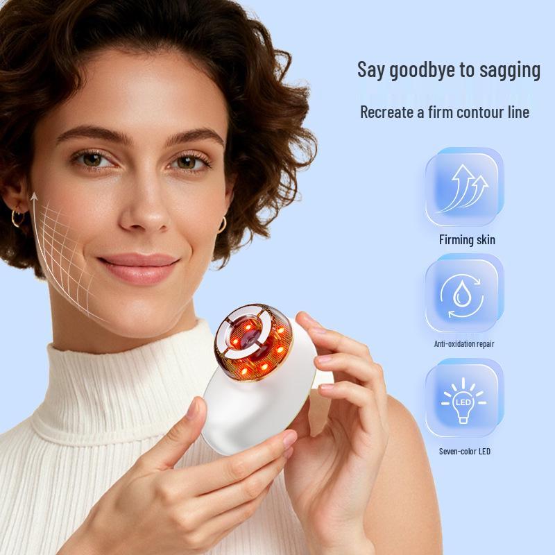 Face Lifting Massage & Beauty Instrument with Microcurrent and Light Therapy