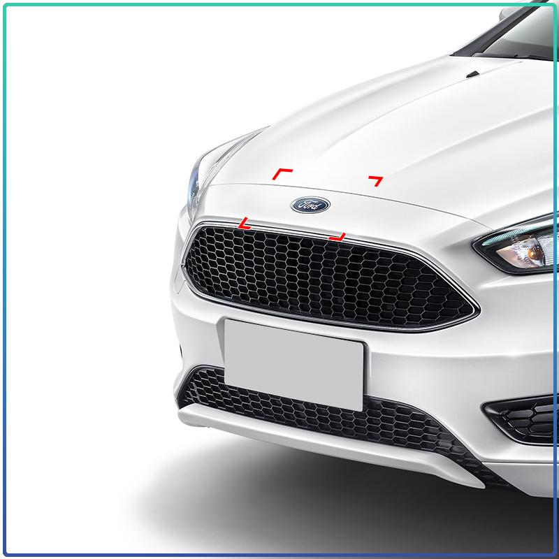 Bil Bakre Bagageutrymme Logotyp Emblem Klistermärke 11,5x4,5cm Ersättning för Ford Ranger Escape Mondeo Fusion Fiesta Kuga Edge Focus Mustang Biltillbehör
