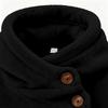 Women's Color Hooded Sweatshirt with Plush Pet Pouch, Loose Fit Zip Pullover Top for Casual Wear