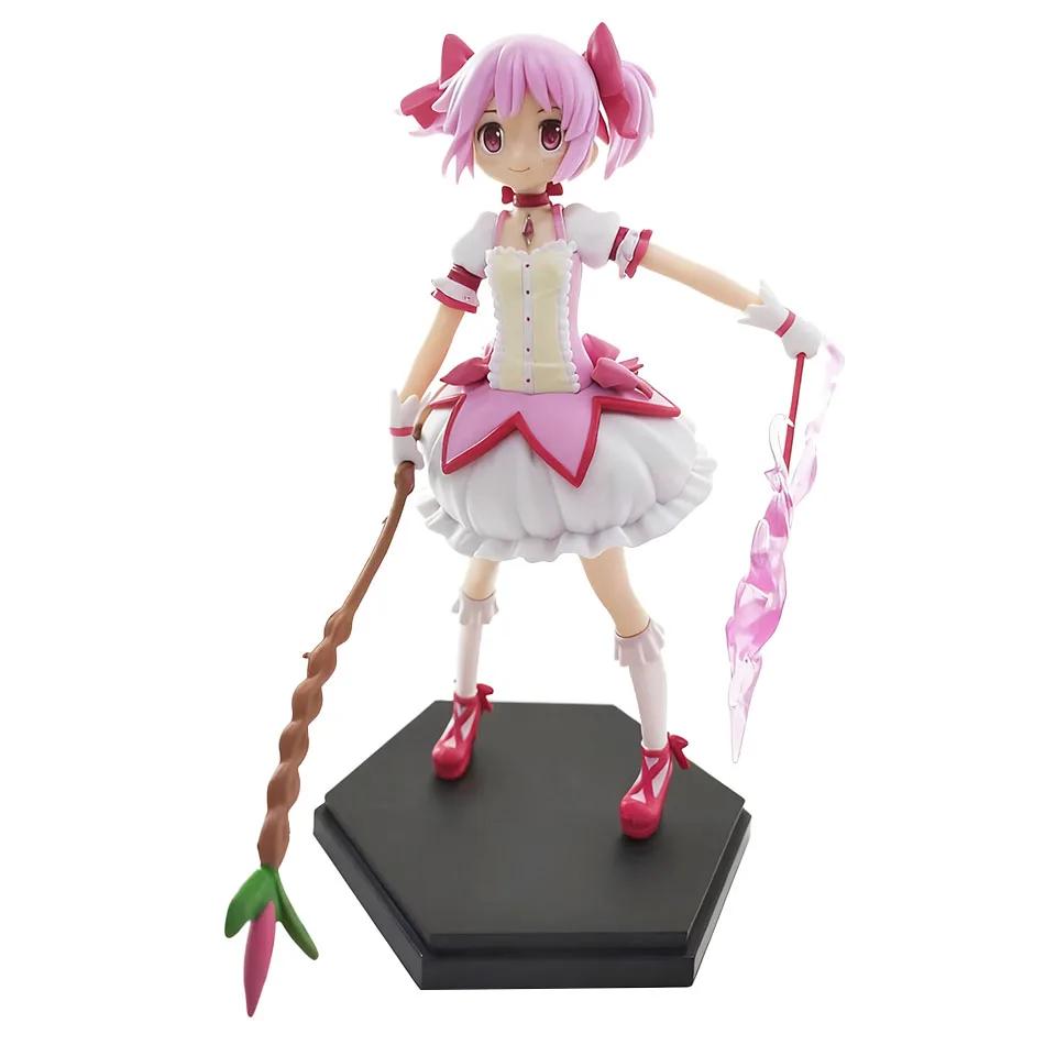 17cm PMMM Magical girl Anime Figure Kaname Madoka Action Figure Kawaii Akemi Homura Figurine cute Loli Collection Model Toy Gift