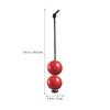 Alasum Patica Musical Instrument Asarato Percussion Set Performance Shaker Percussion Folk Instrument Rhythm Ball 2-Piece
